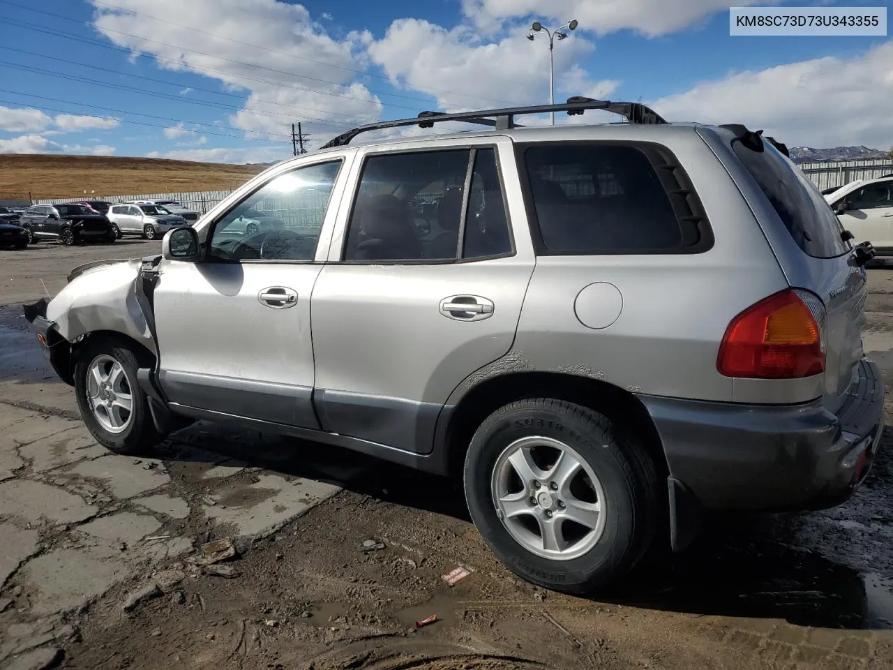 2003 Hyundai Santa Fe Gls VIN: KM8SC73D73U343355 Lot: 79268794