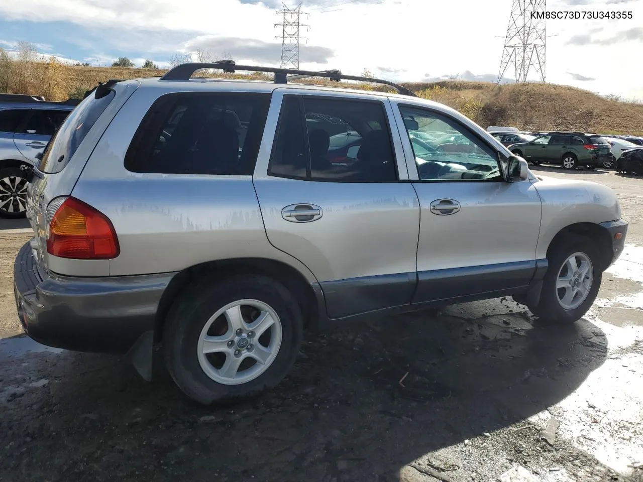 2003 Hyundai Santa Fe Gls VIN: KM8SC73D73U343355 Lot: 79268794