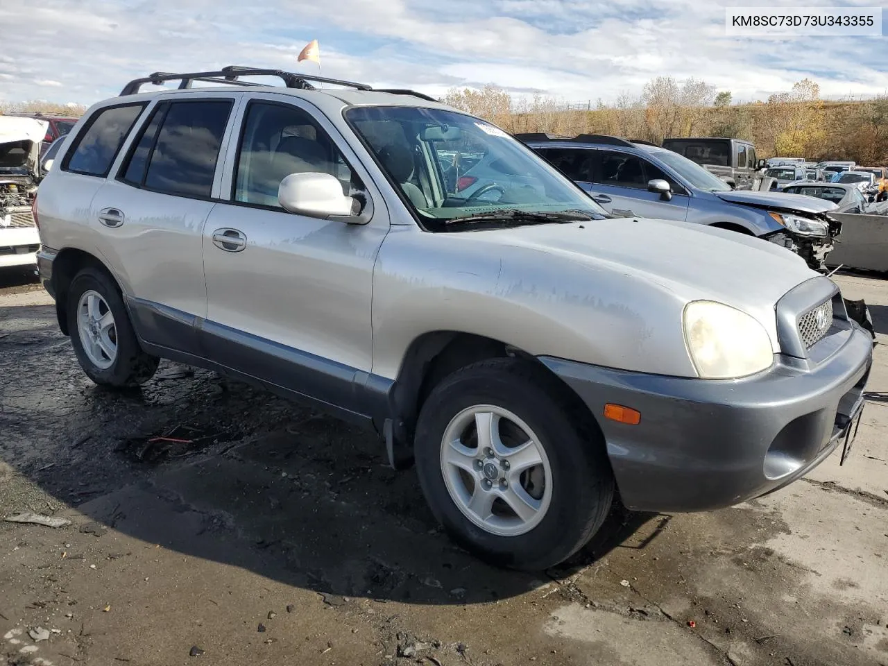 2003 Hyundai Santa Fe Gls VIN: KM8SC73D73U343355 Lot: 79268794