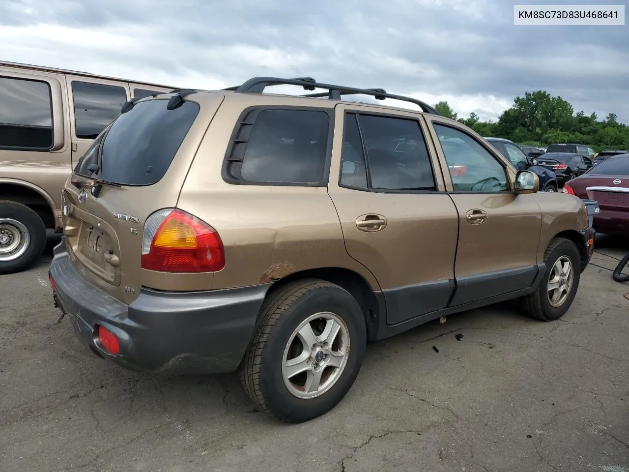 2003 Hyundai Santa Fe Gls VIN: KM8SC73D83U468641 Lot: 79870004