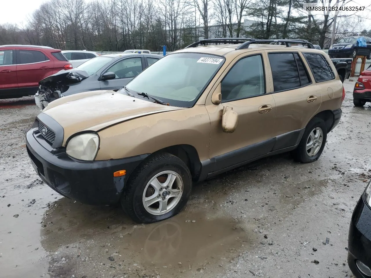 2004 Hyundai Santa Fe Gl VIN: KM8SB12B24U632547 Lot: 48377594