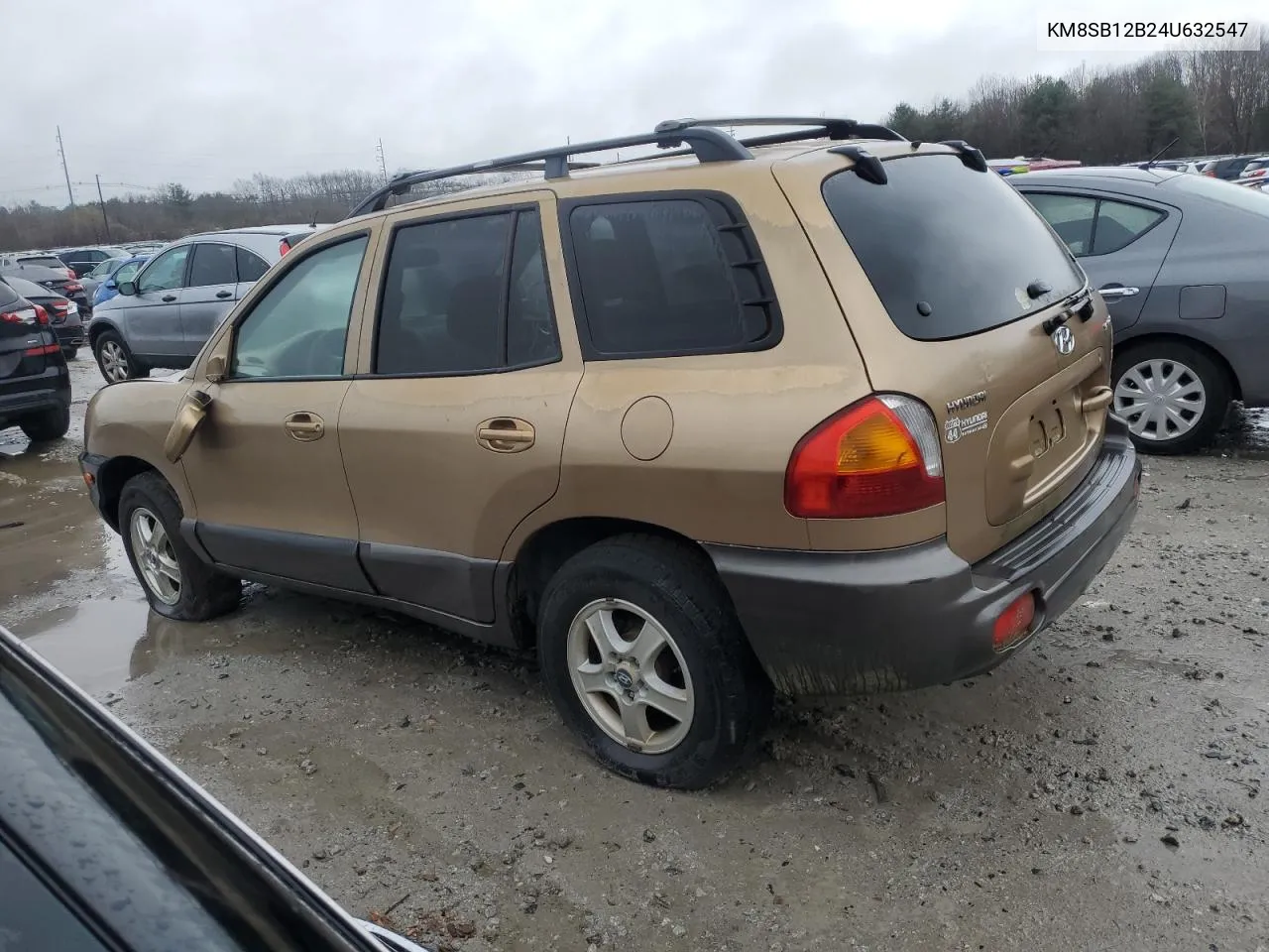 KM8SB12B24U632547 2004 Hyundai Santa Fe Gl