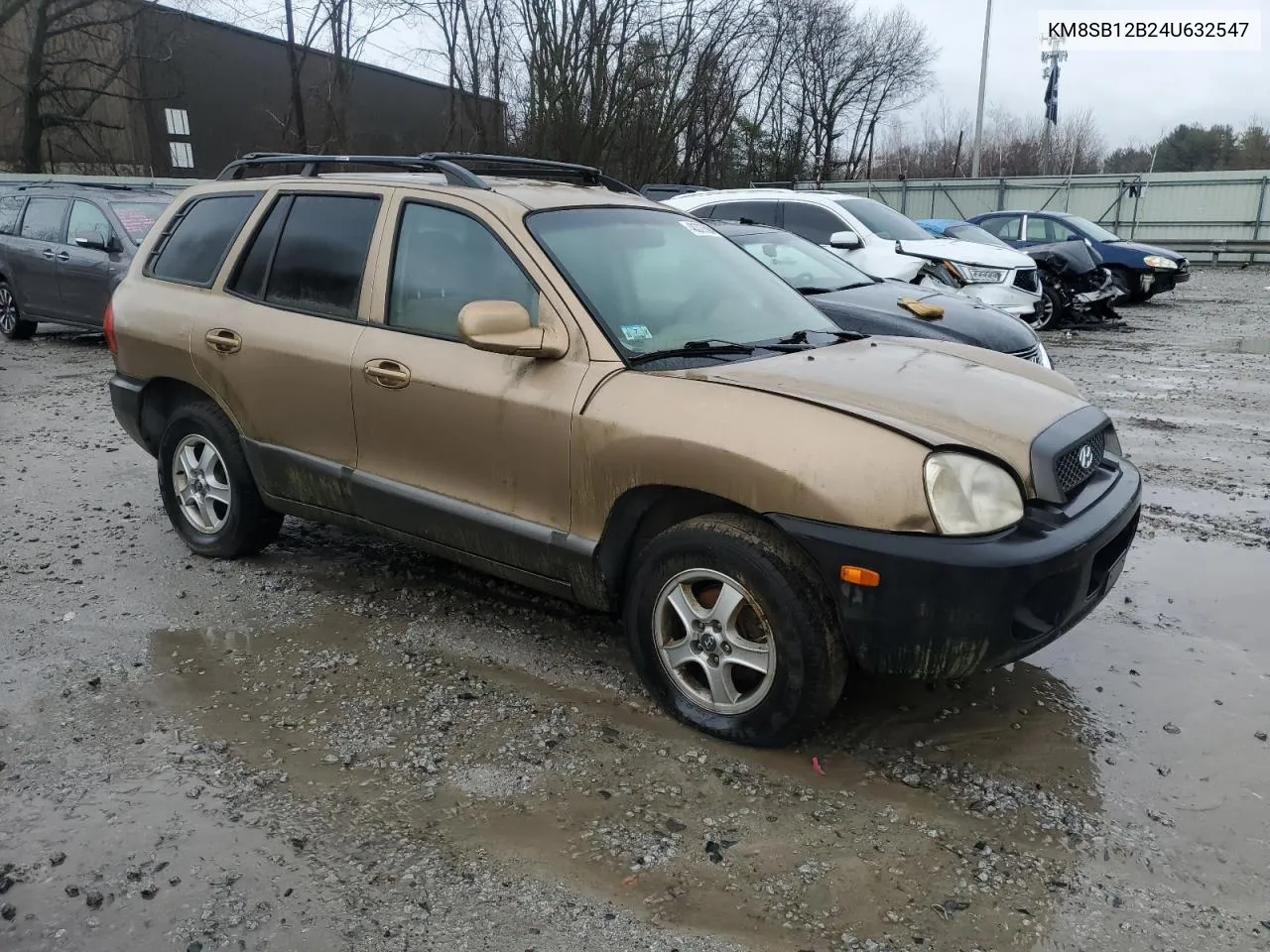 KM8SB12B24U632547 2004 Hyundai Santa Fe Gl