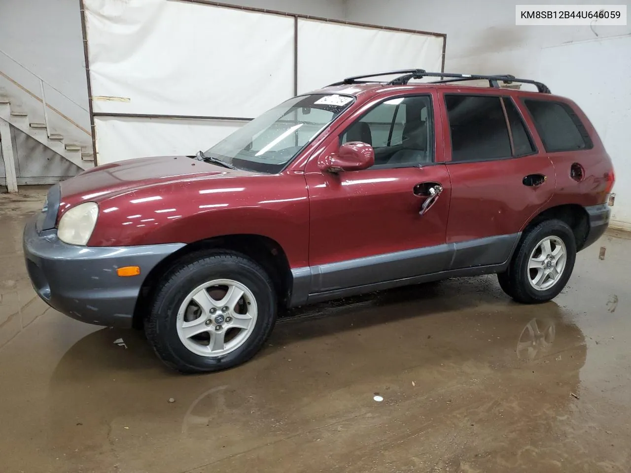 2004 Hyundai Santa Fe Gl VIN: KM8SB12B44U646059 Lot: 64770184