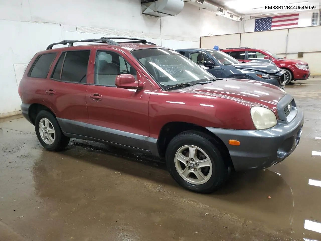 2004 Hyundai Santa Fe Gl VIN: KM8SB12B44U646059 Lot: 64770184