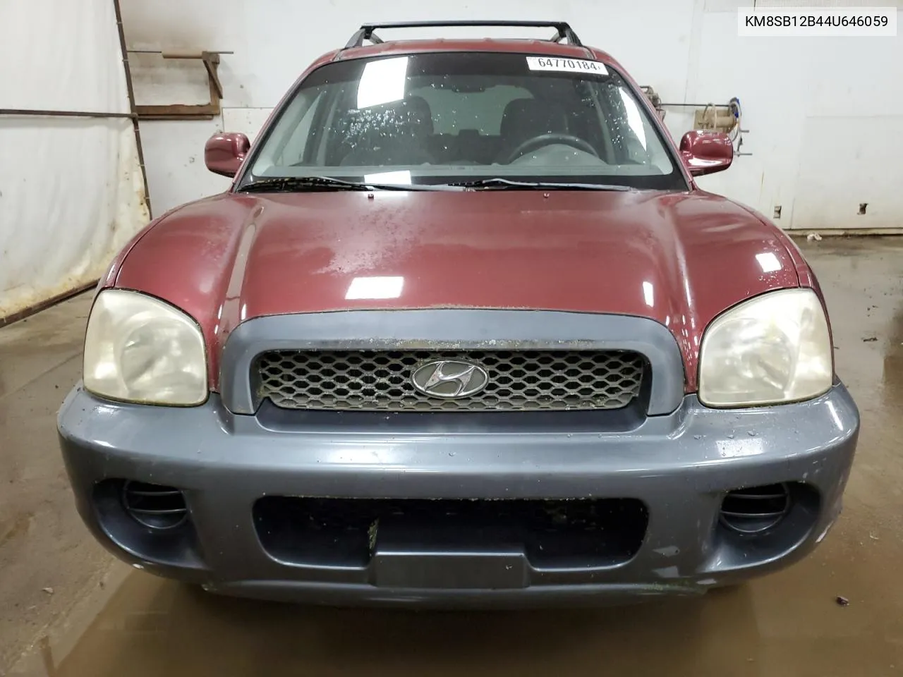 2004 Hyundai Santa Fe Gl VIN: KM8SB12B44U646059 Lot: 64770184