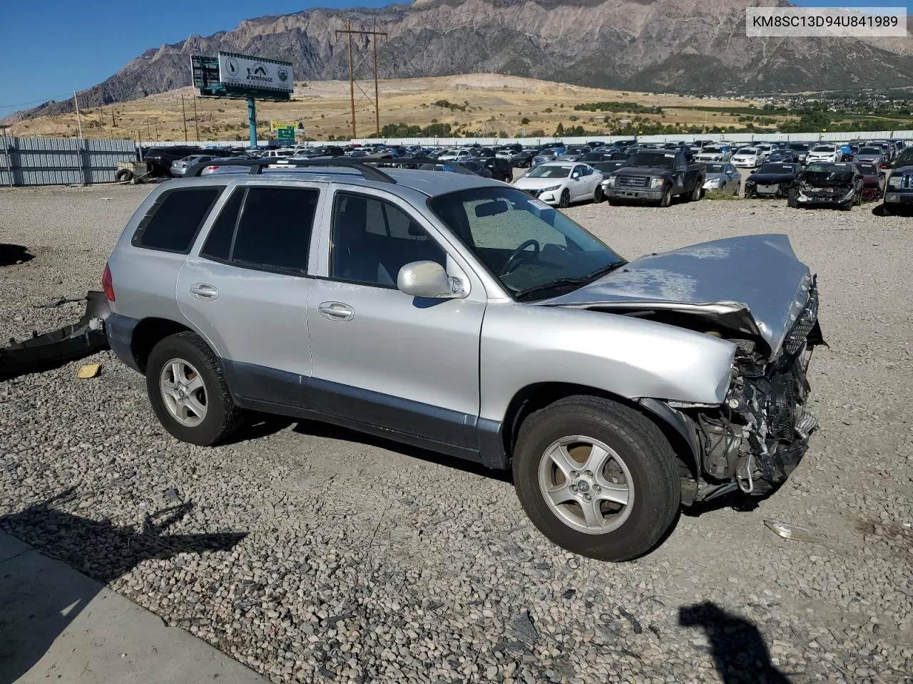 2004 Hyundai Santa Fe Gls VIN: KM8SC13D94U841989 Lot: 71019604