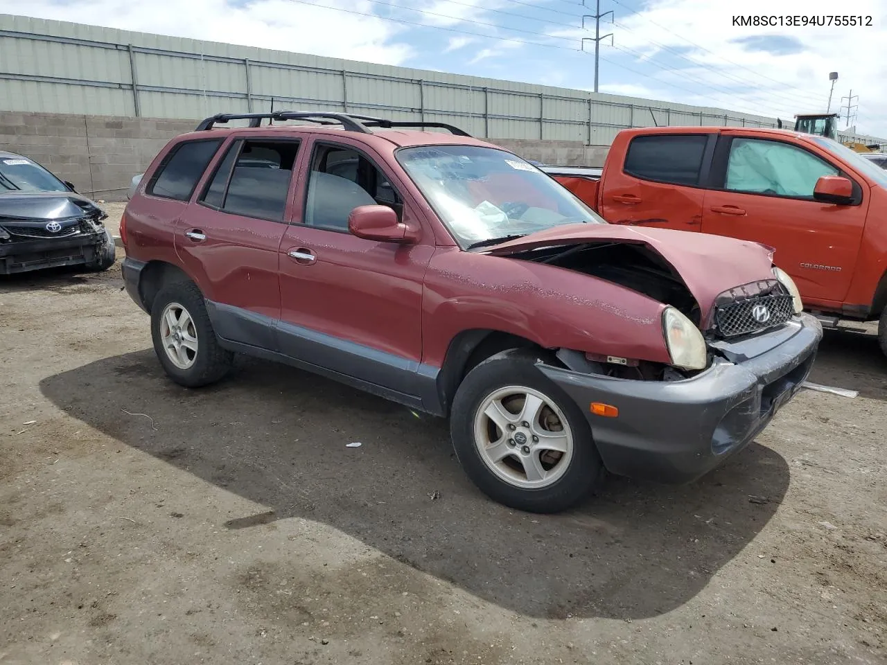 2004 Hyundai Santa Fe Gls VIN: KM8SC13E94U755512 Lot: 71175504