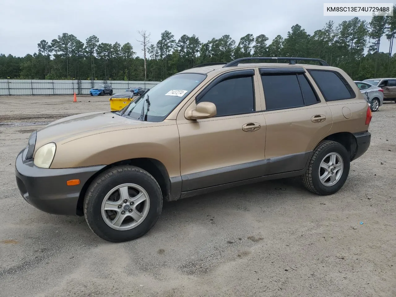 KM8SC13E74U729488 2004 Hyundai Santa Fe Gls