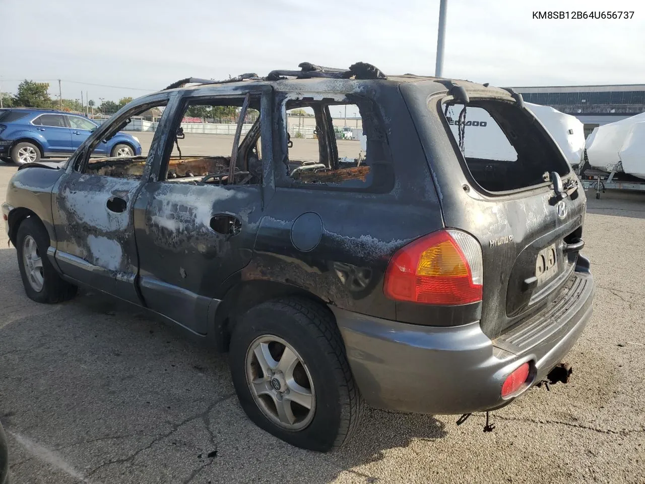 KM8SB12B64U656737 2004 Hyundai Santa Fe Gl