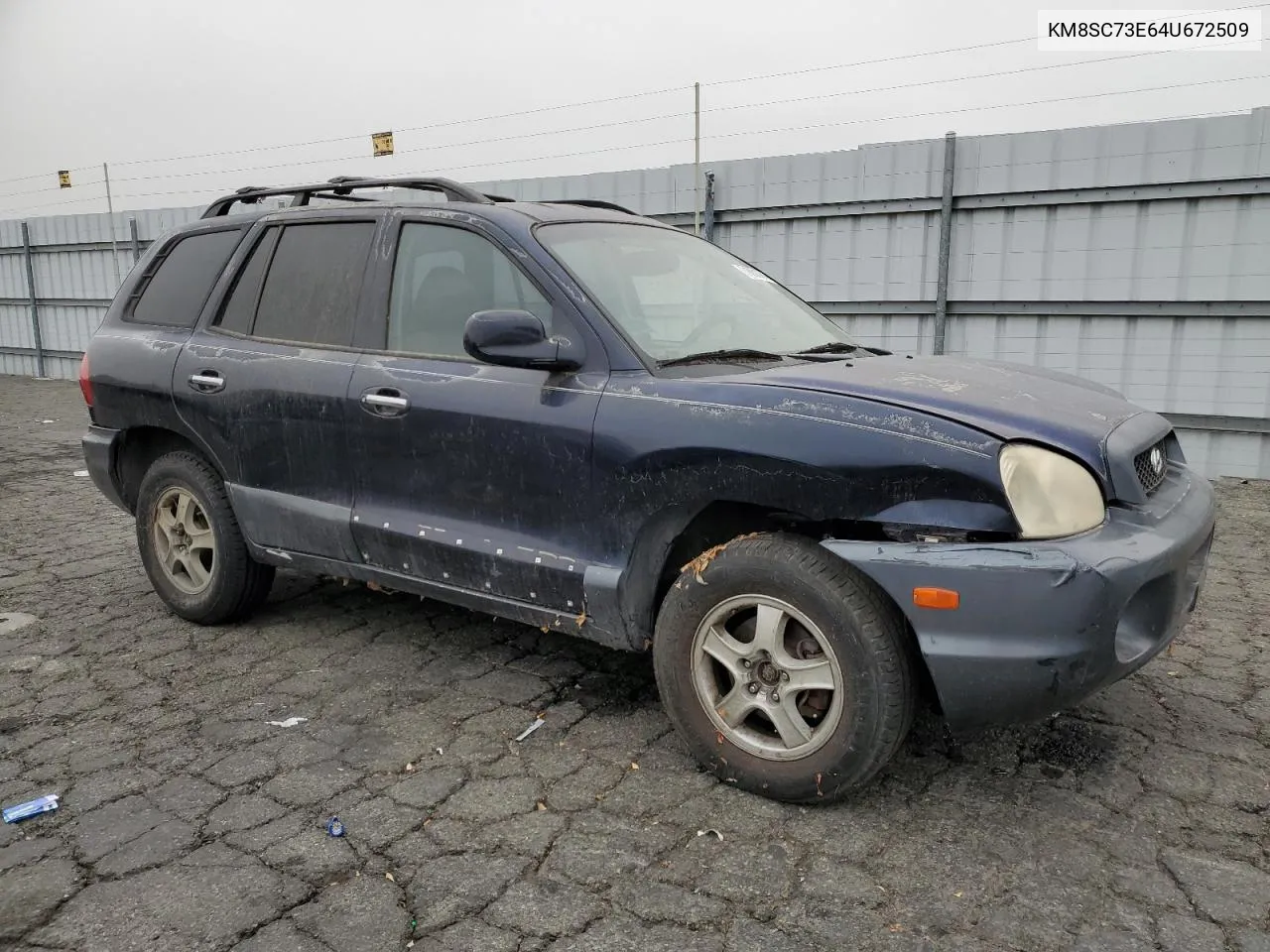 2004 Hyundai Santa Fe Gls VIN: KM8SC73E64U672509 Lot: 71631774