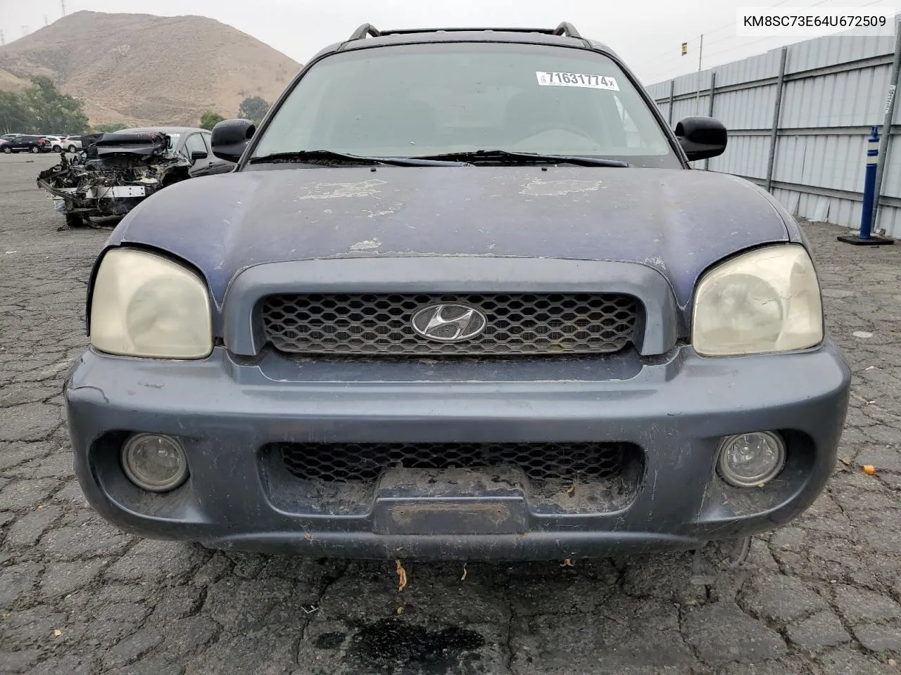 2004 Hyundai Santa Fe Gls VIN: KM8SC73E64U672509 Lot: 71631774