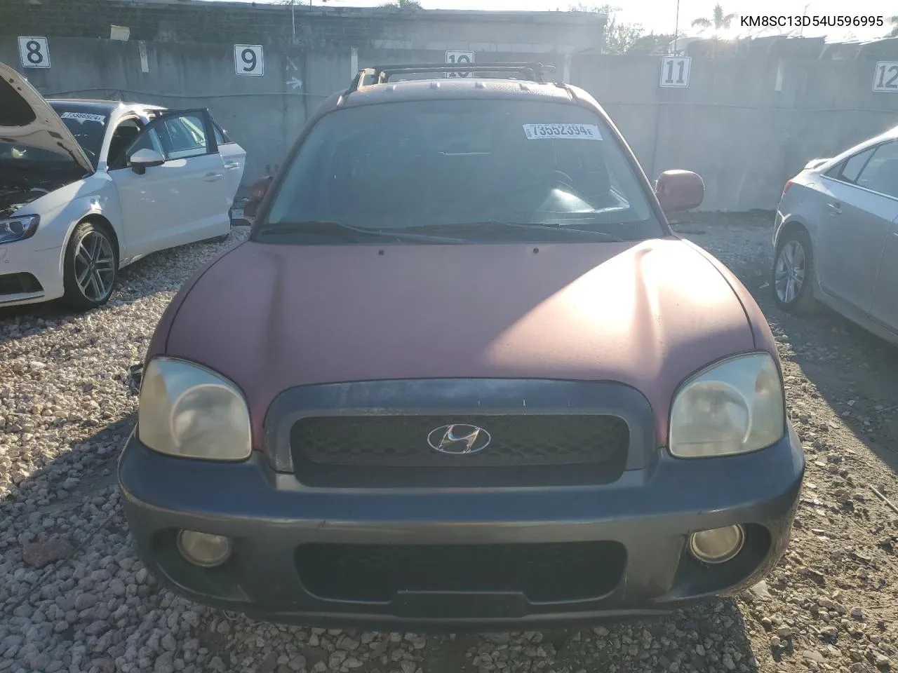 2004 Hyundai Santa Fe Gls VIN: KM8SC13D54U596995 Lot: 73552394