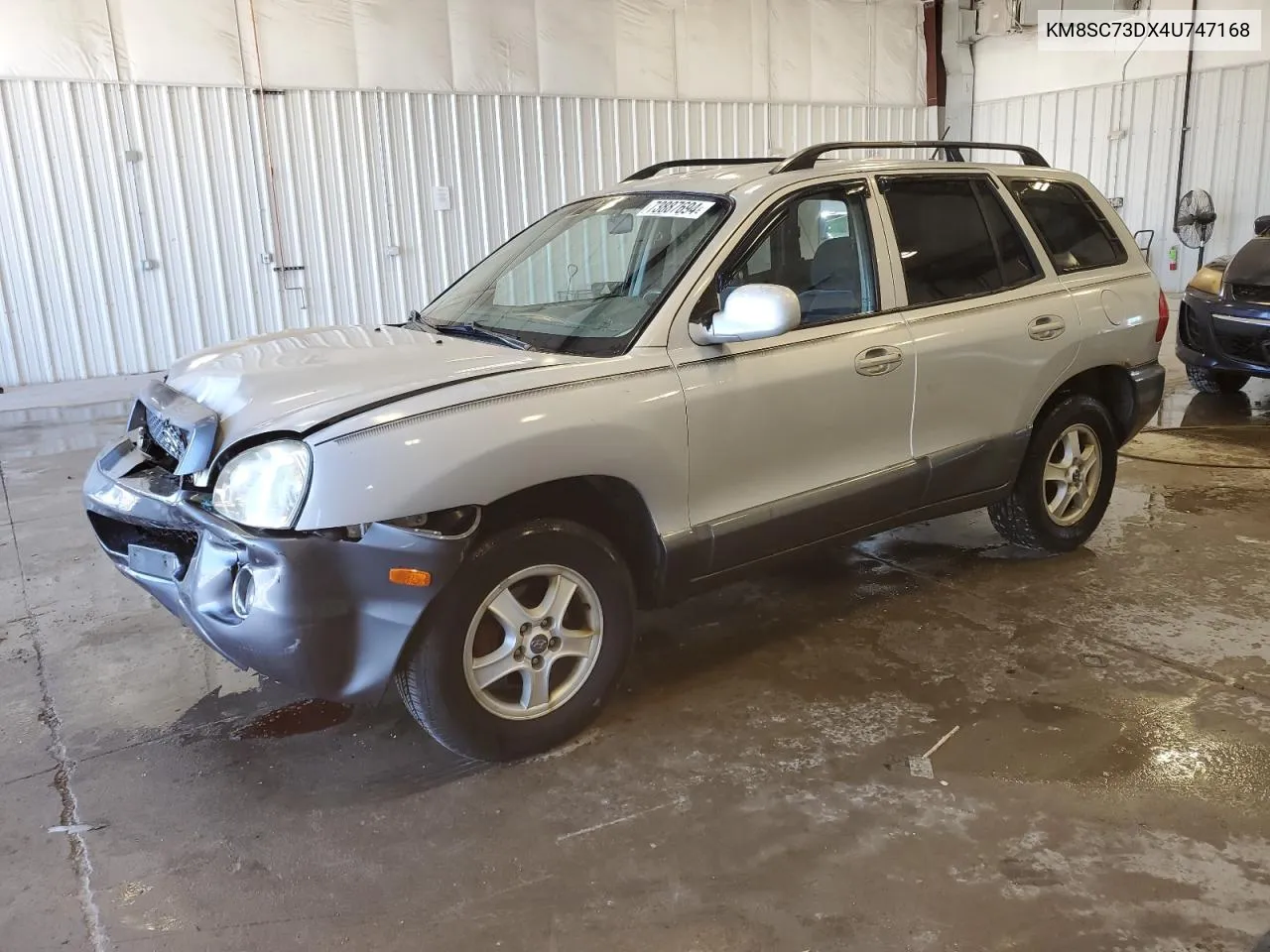 2004 Hyundai Santa Fe Gls VIN: KM8SC73DX4U747168 Lot: 73887694