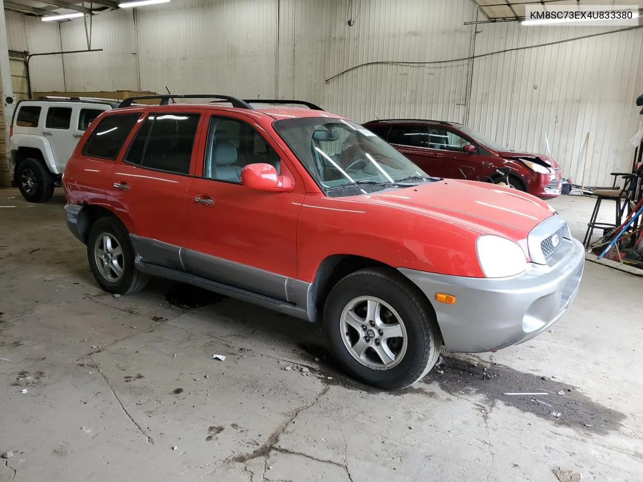 2004 Hyundai Santa Fe Gls VIN: KM8SC73EX4U833380 Lot: 74973874