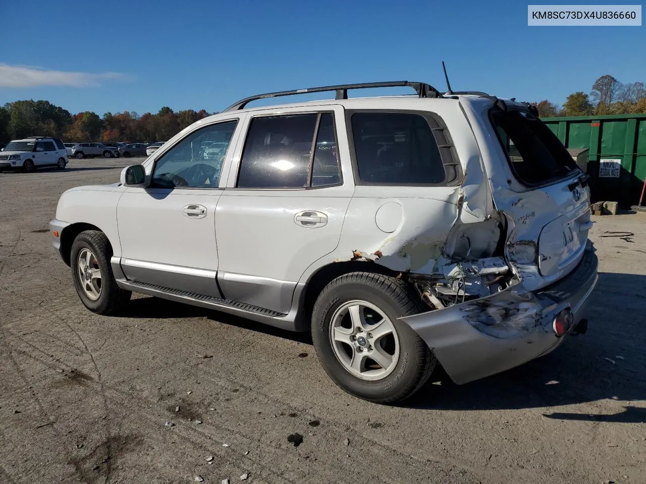 2004 Hyundai Santa Fe Gls VIN: KM8SC73DX4U836660 Lot: 76409554