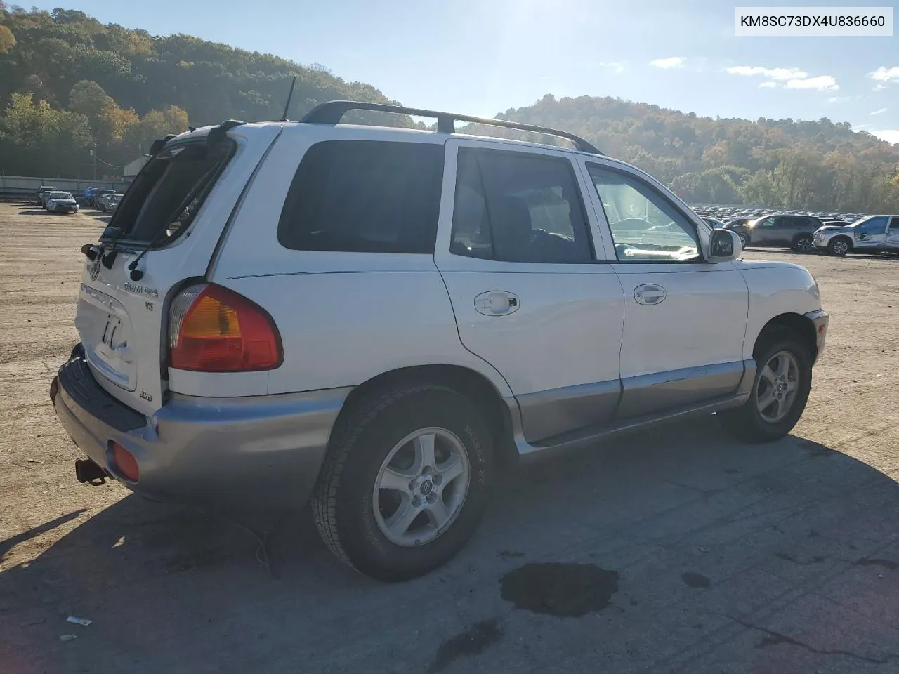 2004 Hyundai Santa Fe Gls VIN: KM8SC73DX4U836660 Lot: 76409554