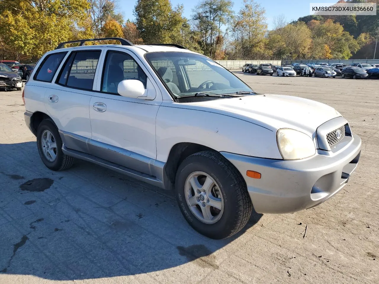 2004 Hyundai Santa Fe Gls VIN: KM8SC73DX4U836660 Lot: 76409554