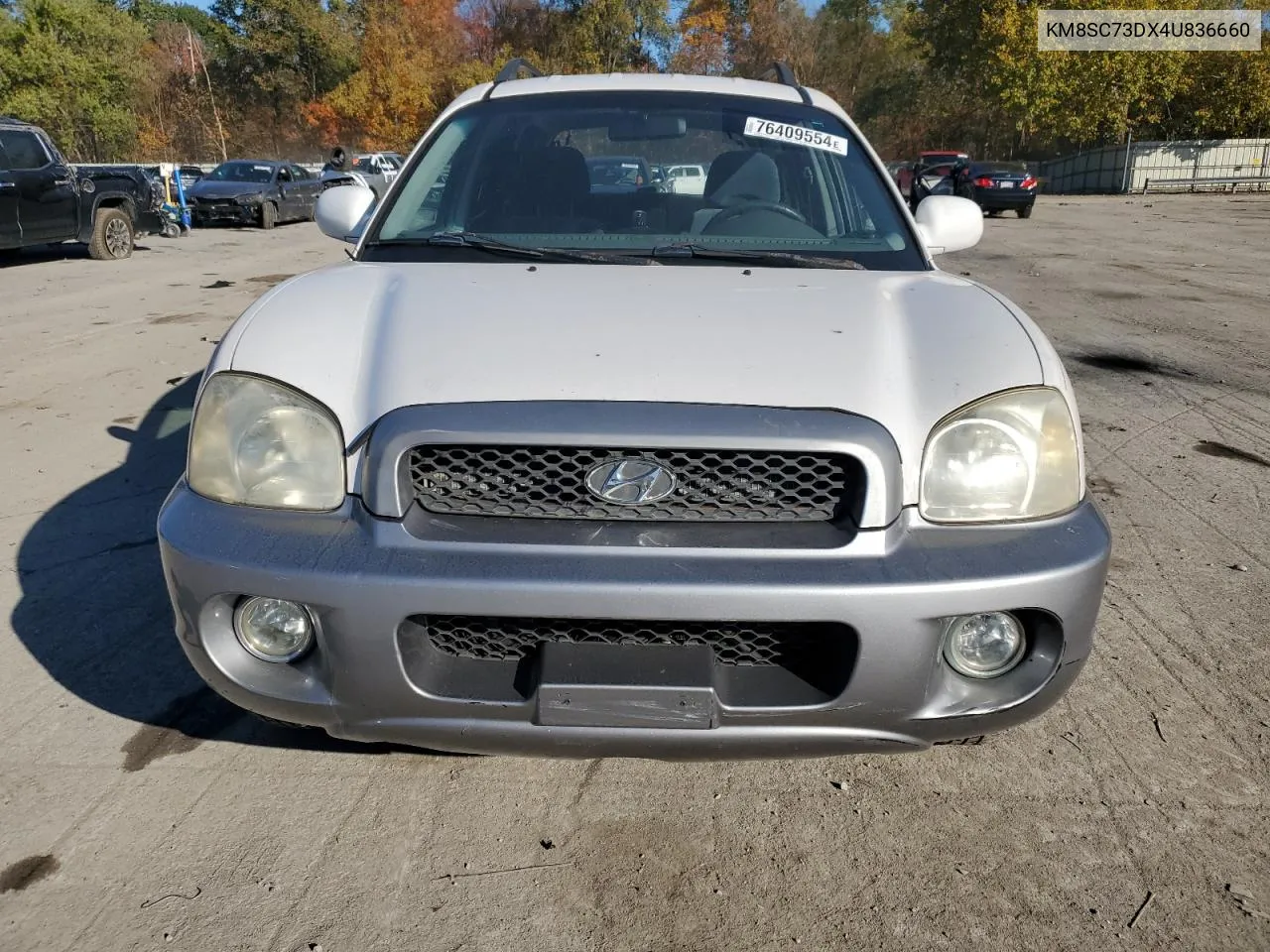 2004 Hyundai Santa Fe Gls VIN: KM8SC73DX4U836660 Lot: 76409554