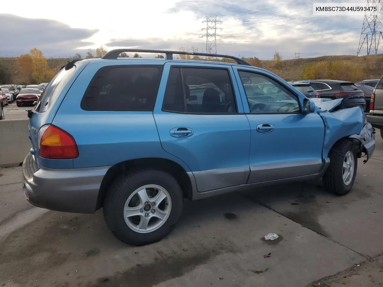 2004 Hyundai Santa Fe Gls VIN: KM8SC73D44U593475 Lot: 78009834