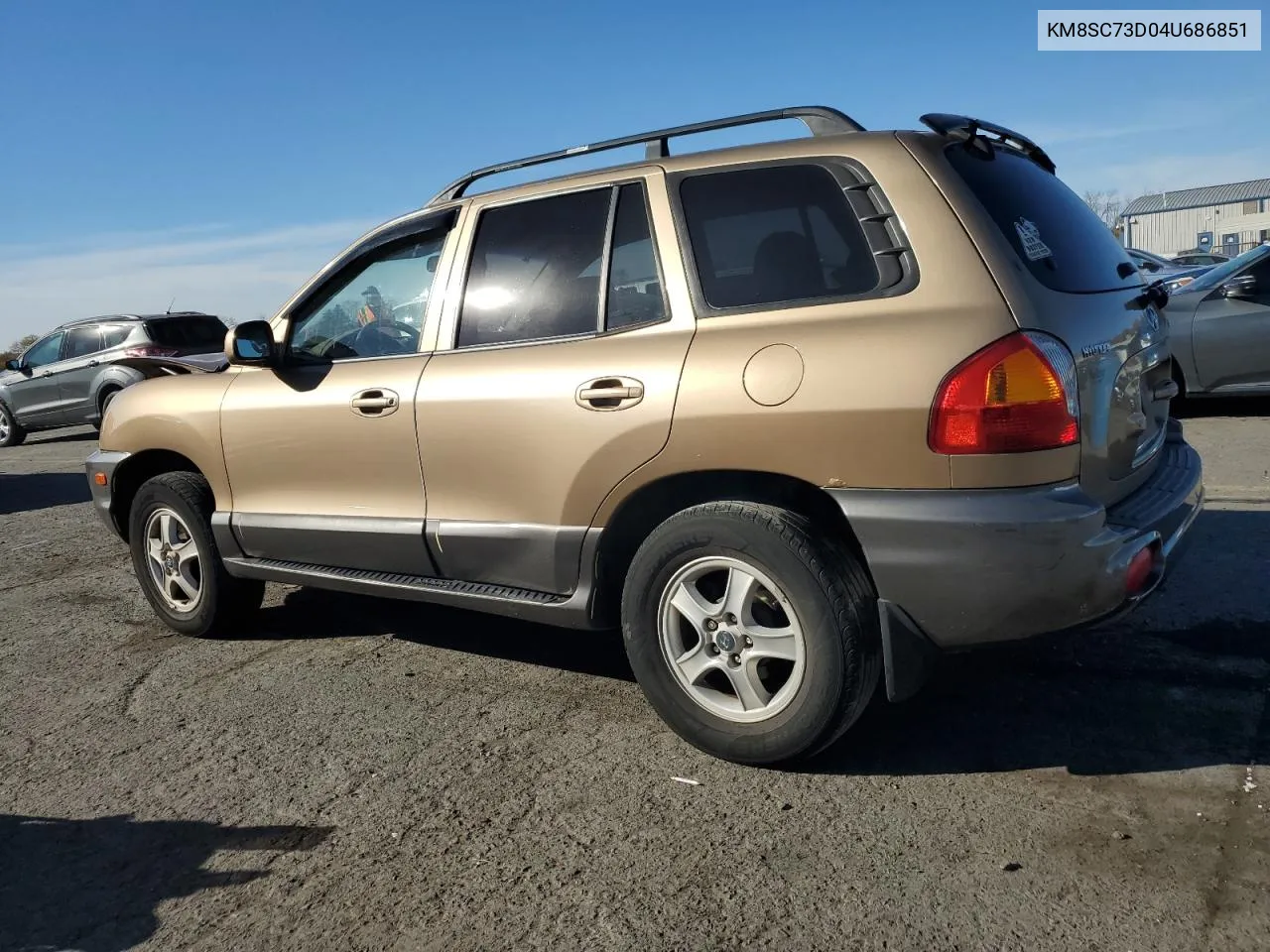 2004 Hyundai Santa Fe Gls VIN: KM8SC73D04U686851 Lot: 78108514