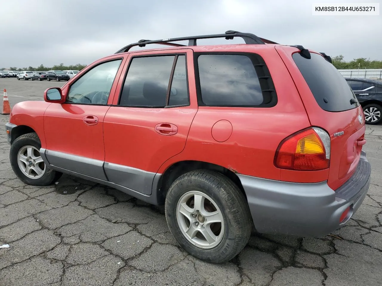 2004 Hyundai Santa Fe Gl VIN: KM8SB12B44U653271 Lot: 80059214