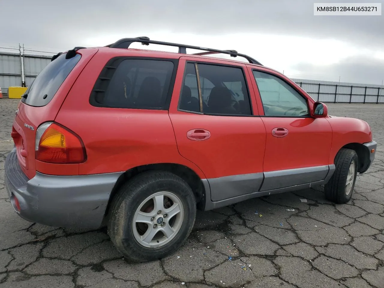 2004 Hyundai Santa Fe Gl VIN: KM8SB12B44U653271 Lot: 80059214