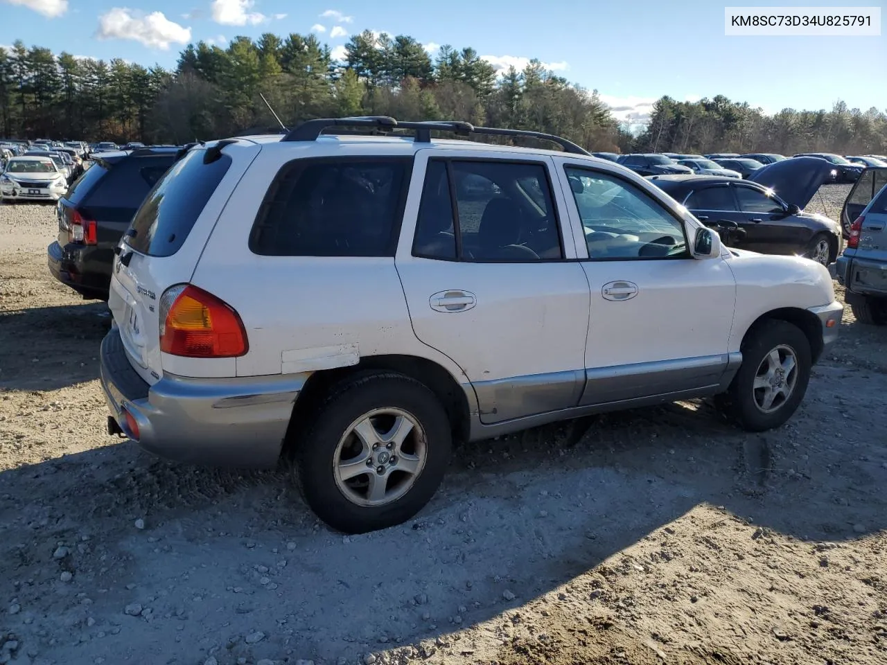 2004 Hyundai Santa Fe Gls VIN: KM8SC73D34U825791 Lot: 80548534