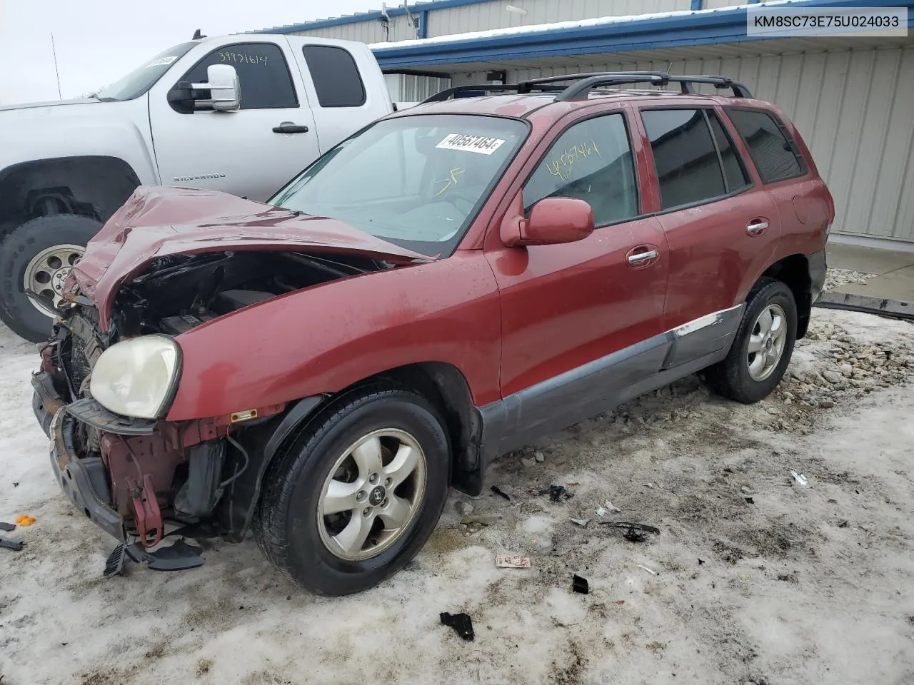 2005 Hyundai Santa Fe Gls VIN: KM8SC73E75U024033 Lot: 40567464