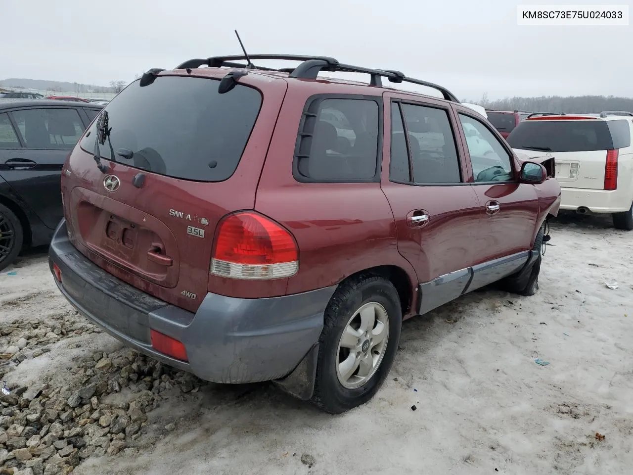 2005 Hyundai Santa Fe Gls VIN: KM8SC73E75U024033 Lot: 40567464