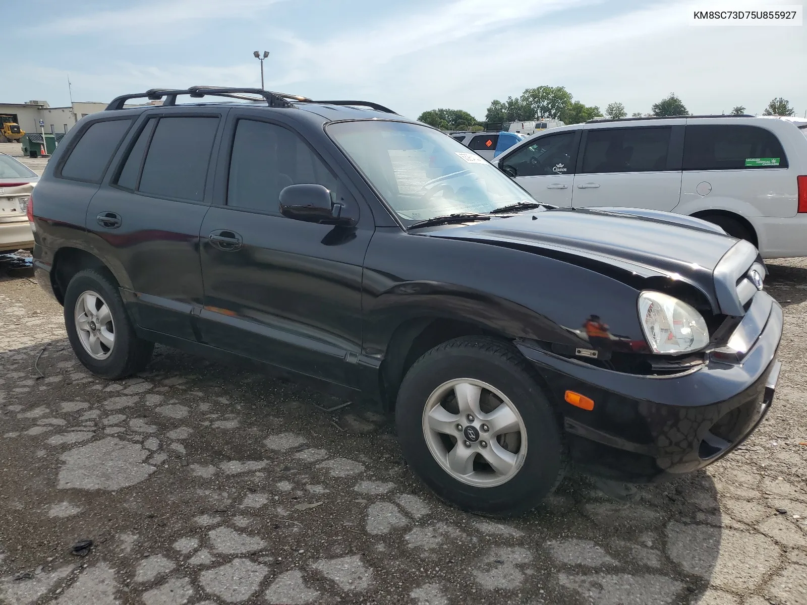 KM8SC73D75U855927 2005 Hyundai Santa Fe Gls