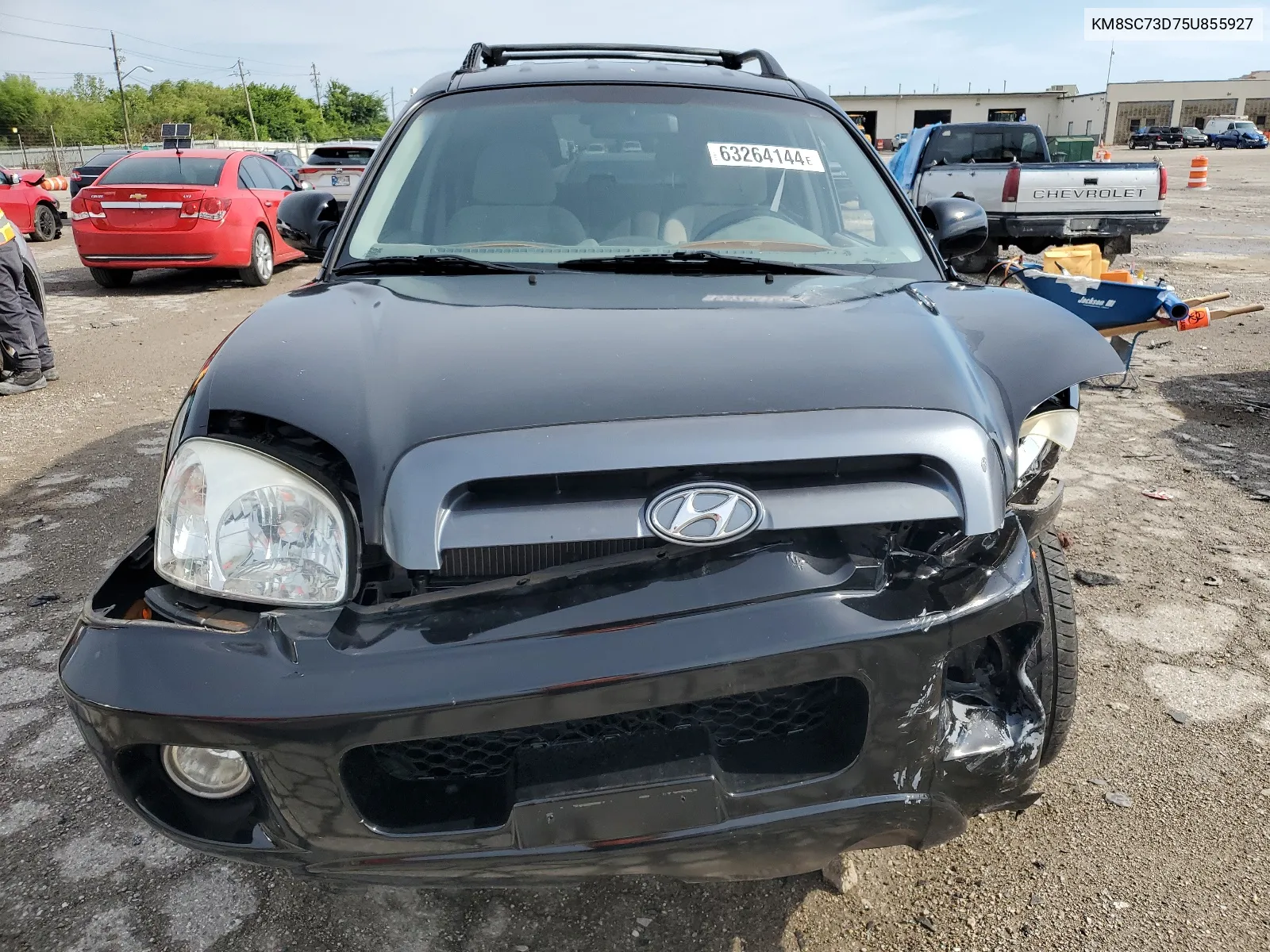 KM8SC73D75U855927 2005 Hyundai Santa Fe Gls