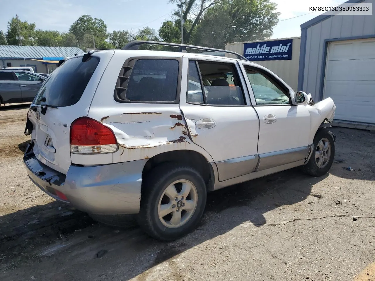 2005 Hyundai Santa Fe Gls VIN: KM8SC13D35U963393 Lot: 65594944