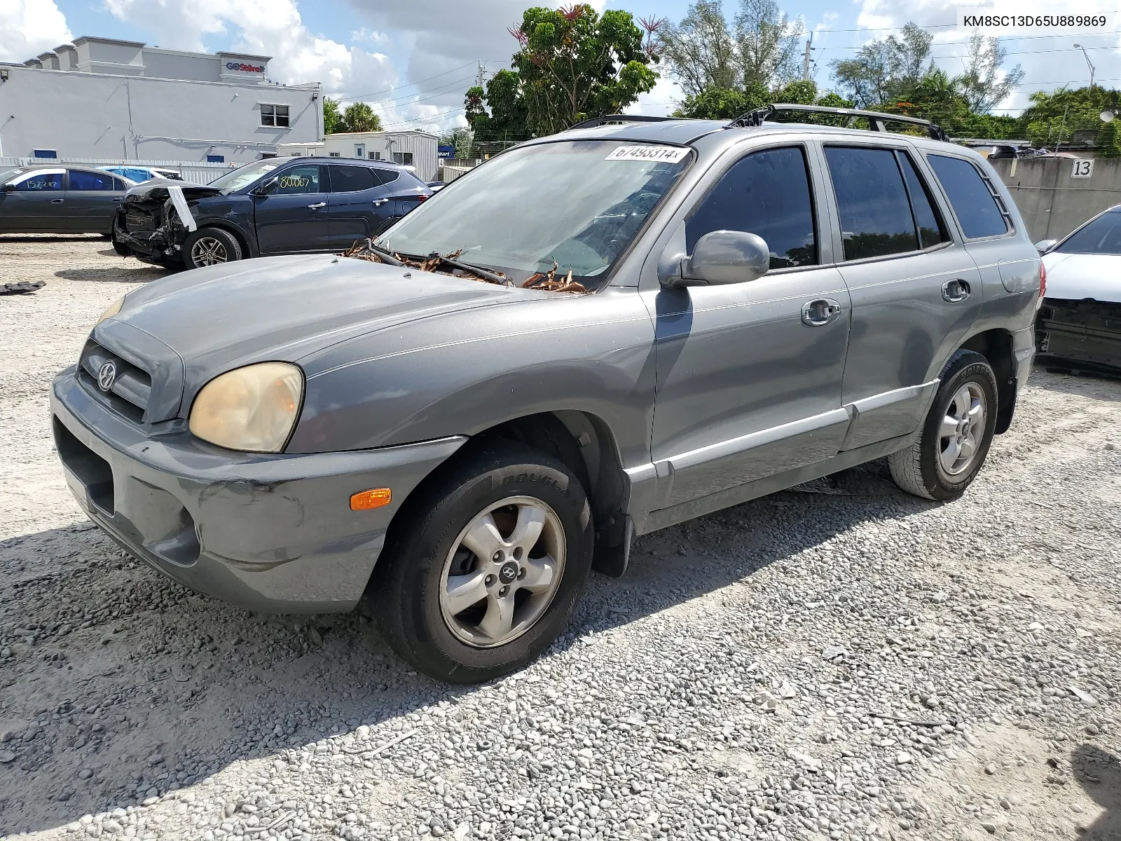 2005 Hyundai Santa Fe Gls VIN: KM8SC13D65U889869 Lot: 67493314