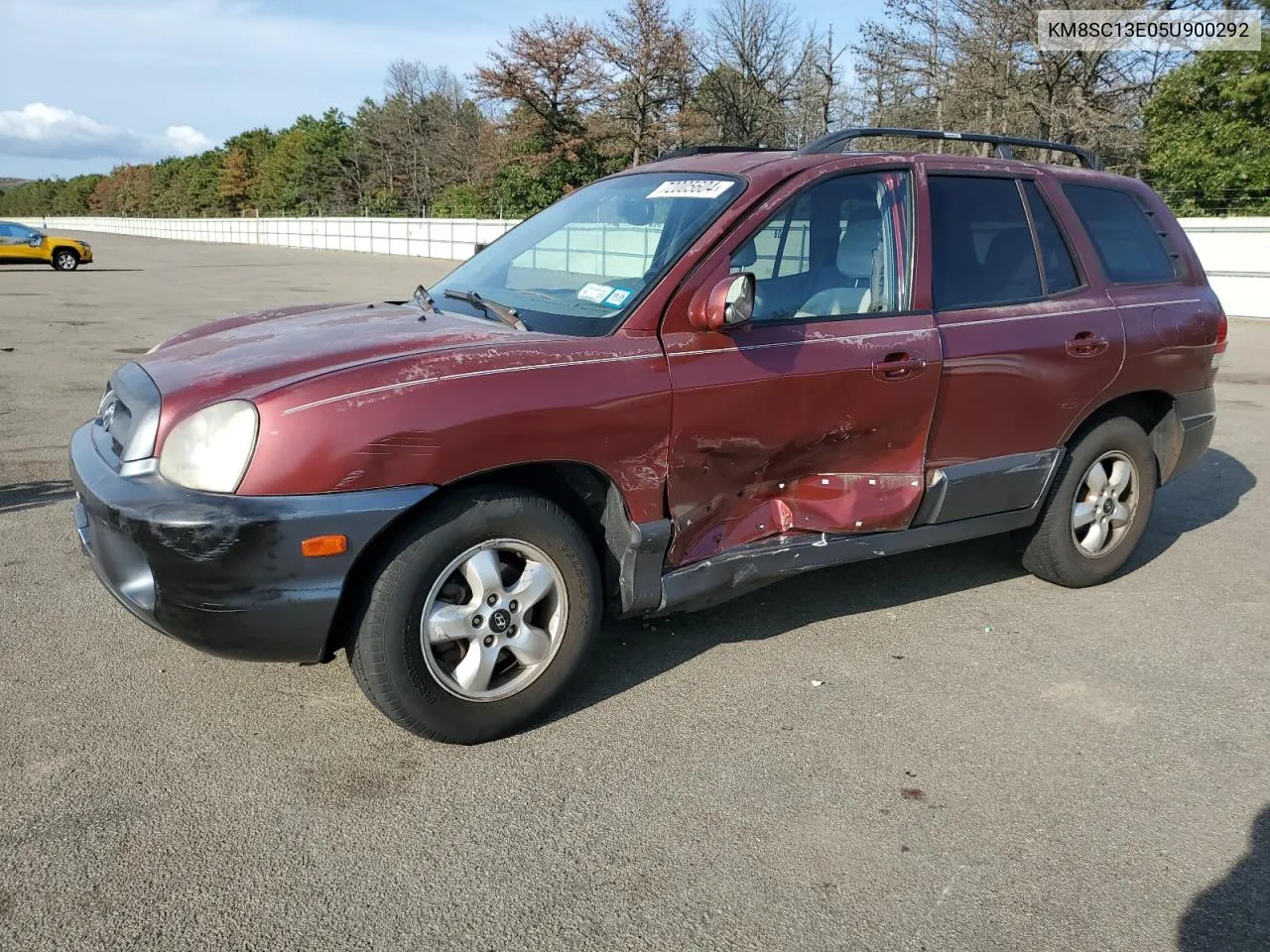 2005 Hyundai Santa Fe Gls VIN: KM8SC13E05U900292 Lot: 72005604