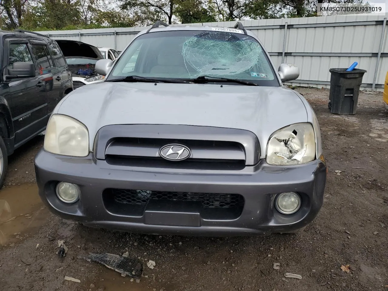 KM8SC73D25U931019 2005 Hyundai Santa Fe Gls