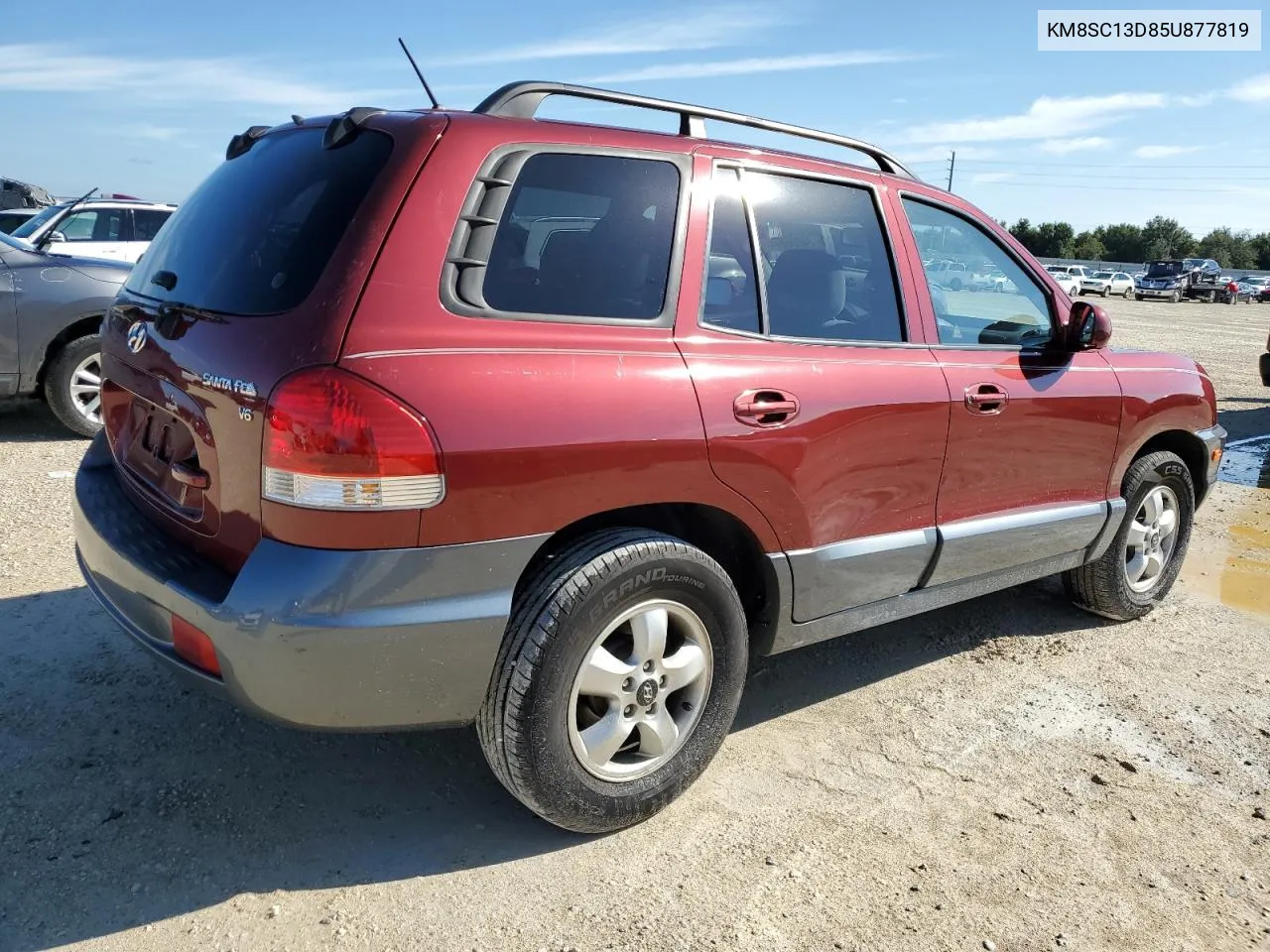 2005 Hyundai Santa Fe Gls VIN: KM8SC13D85U877819 Lot: 74006874