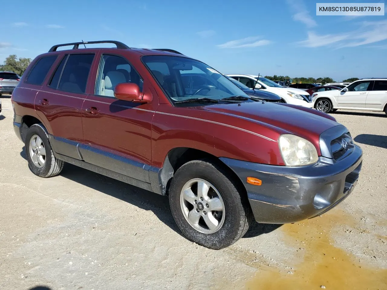 2005 Hyundai Santa Fe Gls VIN: KM8SC13D85U877819 Lot: 74006874