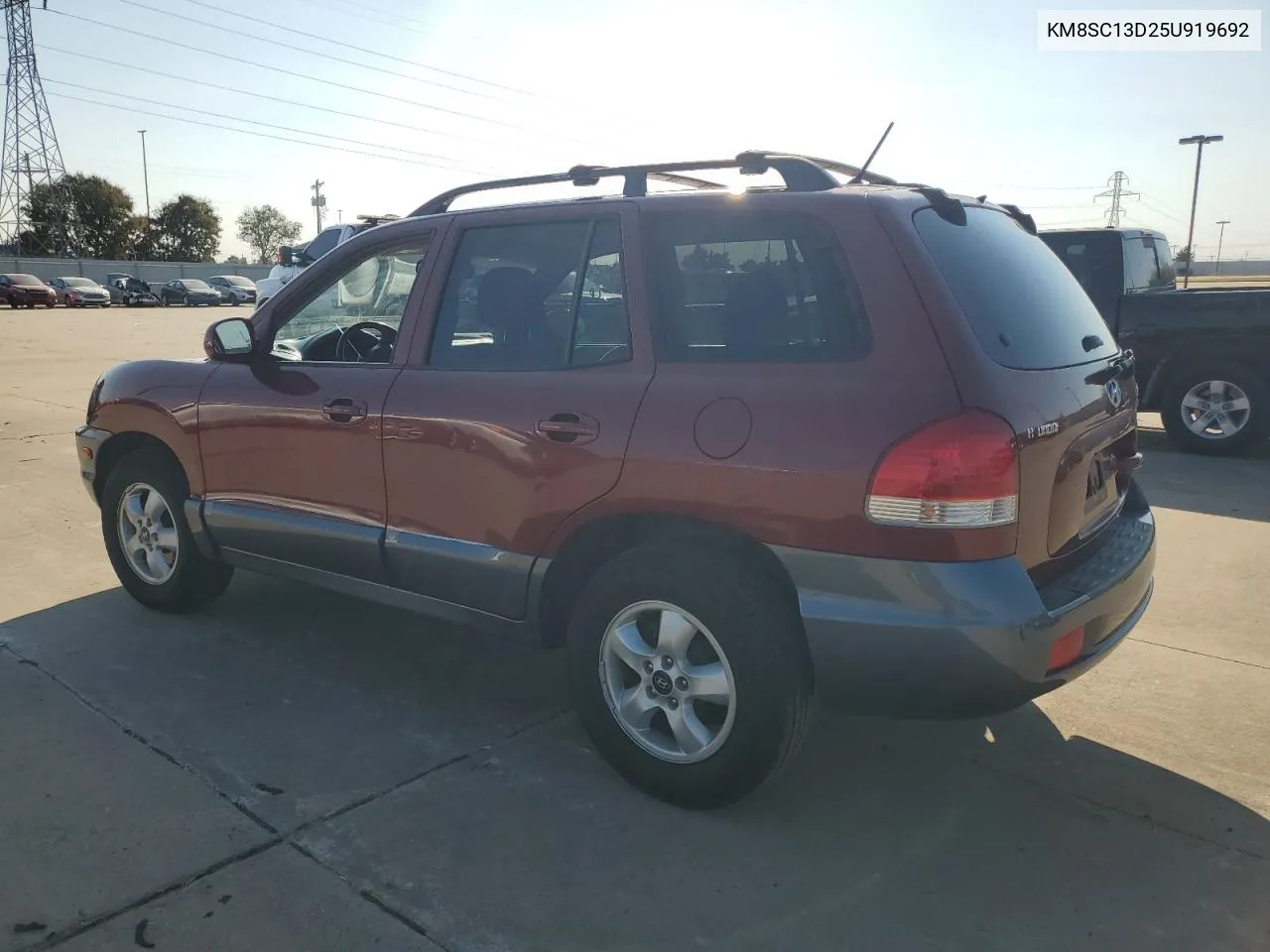 KM8SC13D25U919692 2005 Hyundai Santa Fe Gls