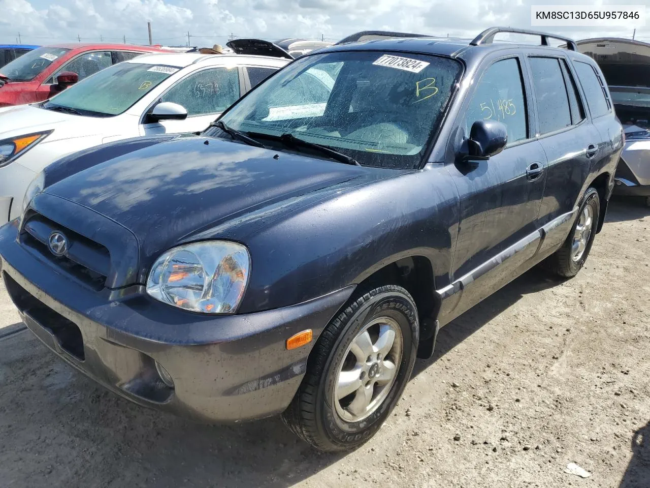 2005 Hyundai Santa Fe Gls VIN: KM8SC13D65U957846 Lot: 77073824