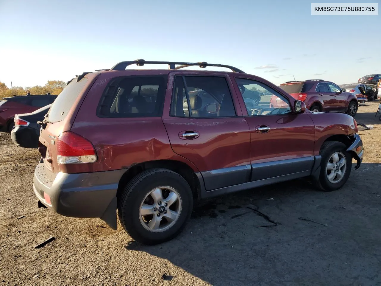 2005 Hyundai Santa Fe Gls VIN: KM8SC73E75U880755 Lot: 77451484