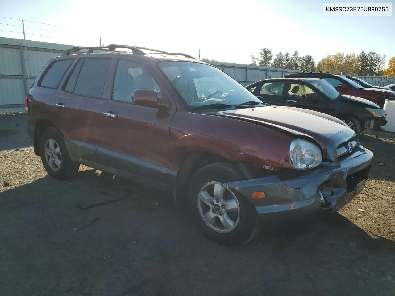 2005 Hyundai Santa Fe Gls VIN: KM8SC73E75U880755 Lot: 77451484