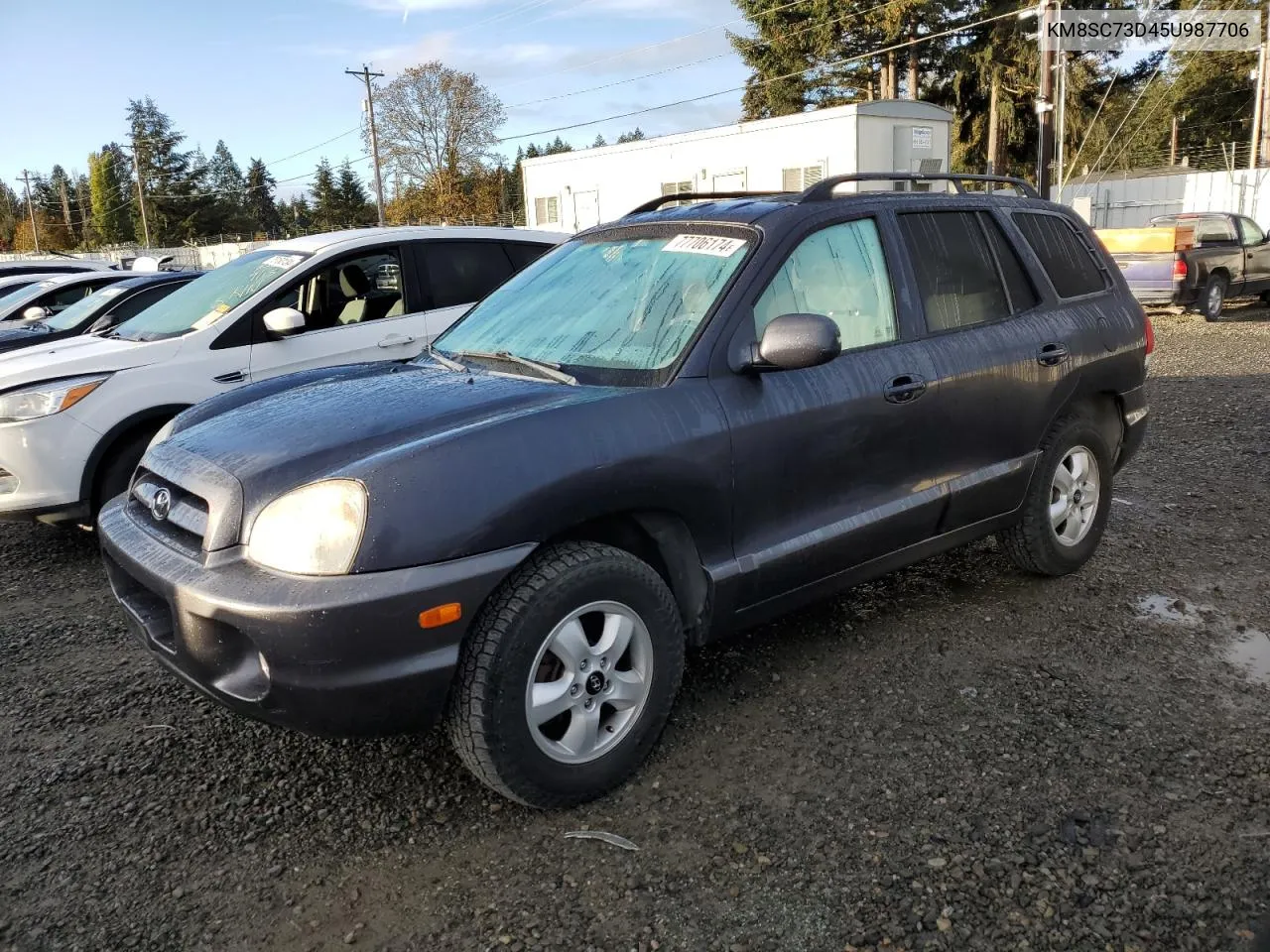 2005 Hyundai Santa Fe Gls VIN: KM8SC73D45U987706 Lot: 77706174