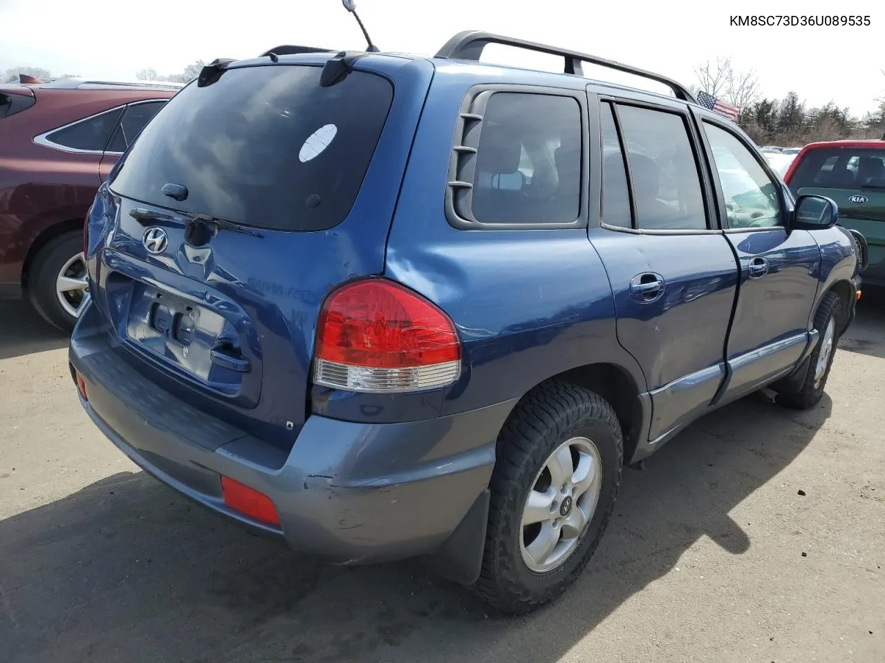 2006 Hyundai Santa Fe Gls VIN: KM8SC73D36U089535 Lot: 47347174