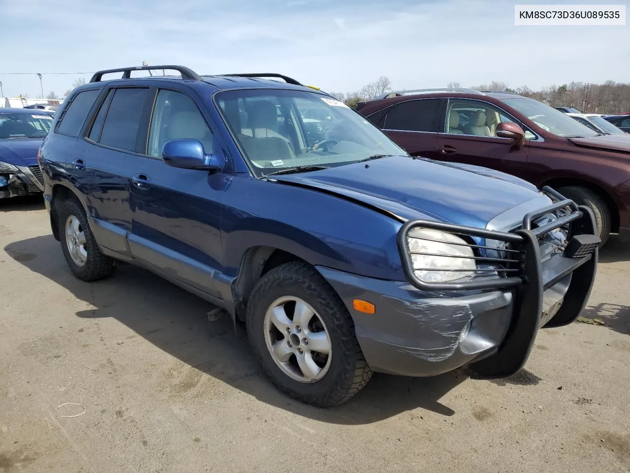 KM8SC73D36U089535 2006 Hyundai Santa Fe Gls