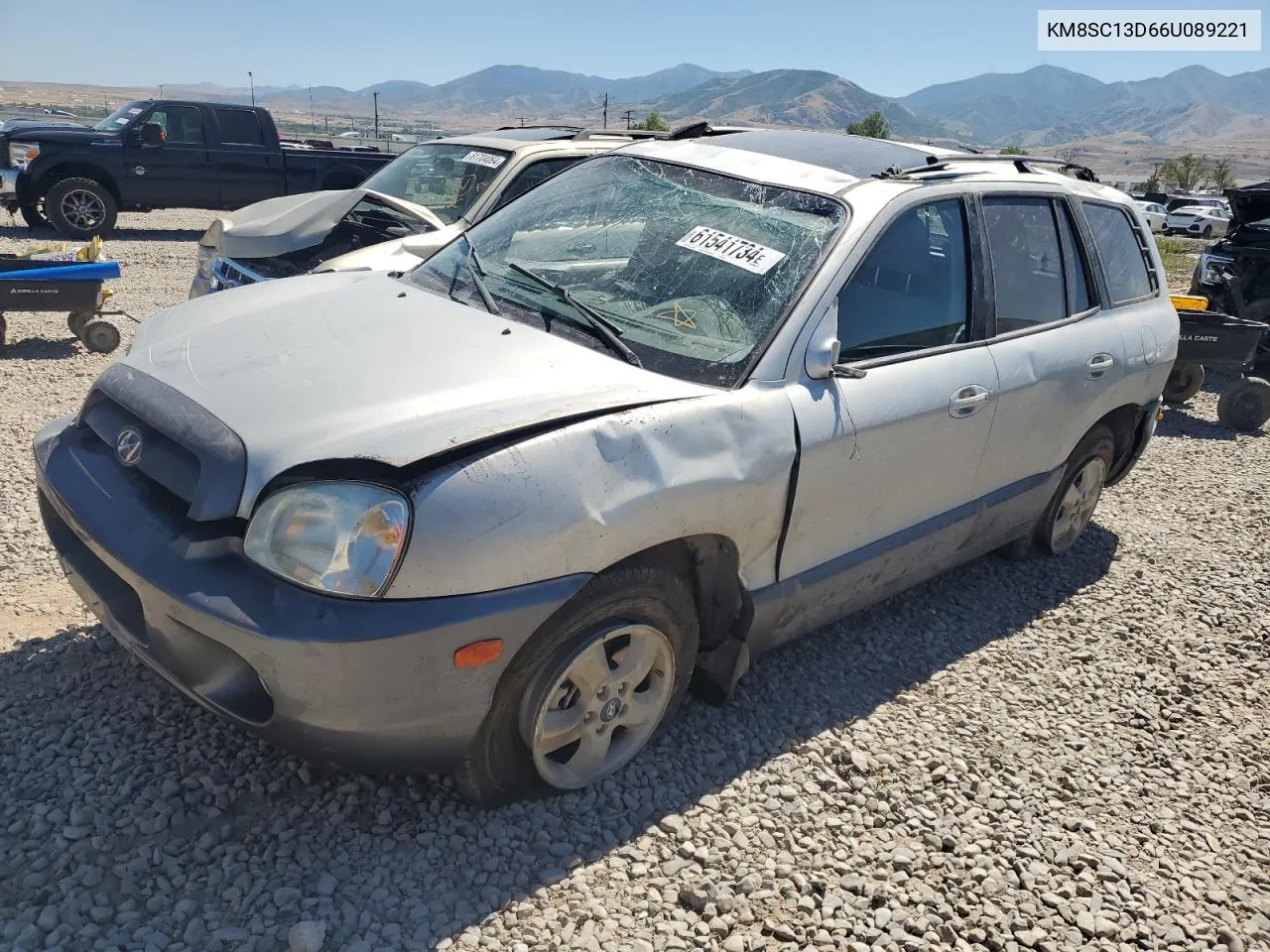 KM8SC13D66U089221 2006 Hyundai Santa Fe Gls