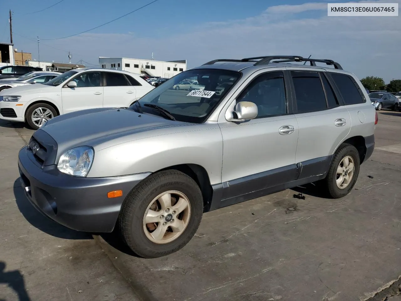 KM8SC13E06U067465 2006 Hyundai Santa Fe Gls