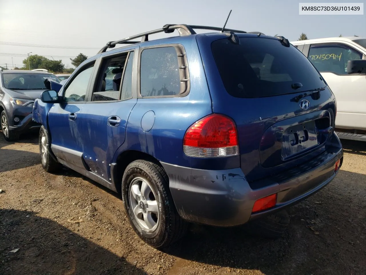 KM8SC73D36U101439 2006 Hyundai Santa Fe Gls