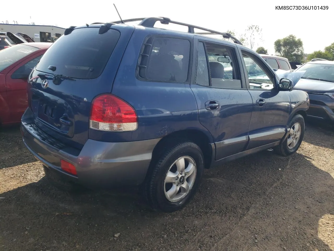 KM8SC73D36U101439 2006 Hyundai Santa Fe Gls