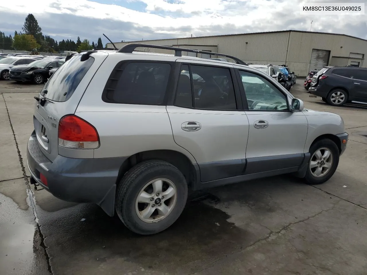 KM8SC13E36U049025 2006 Hyundai Santa Fe Gls